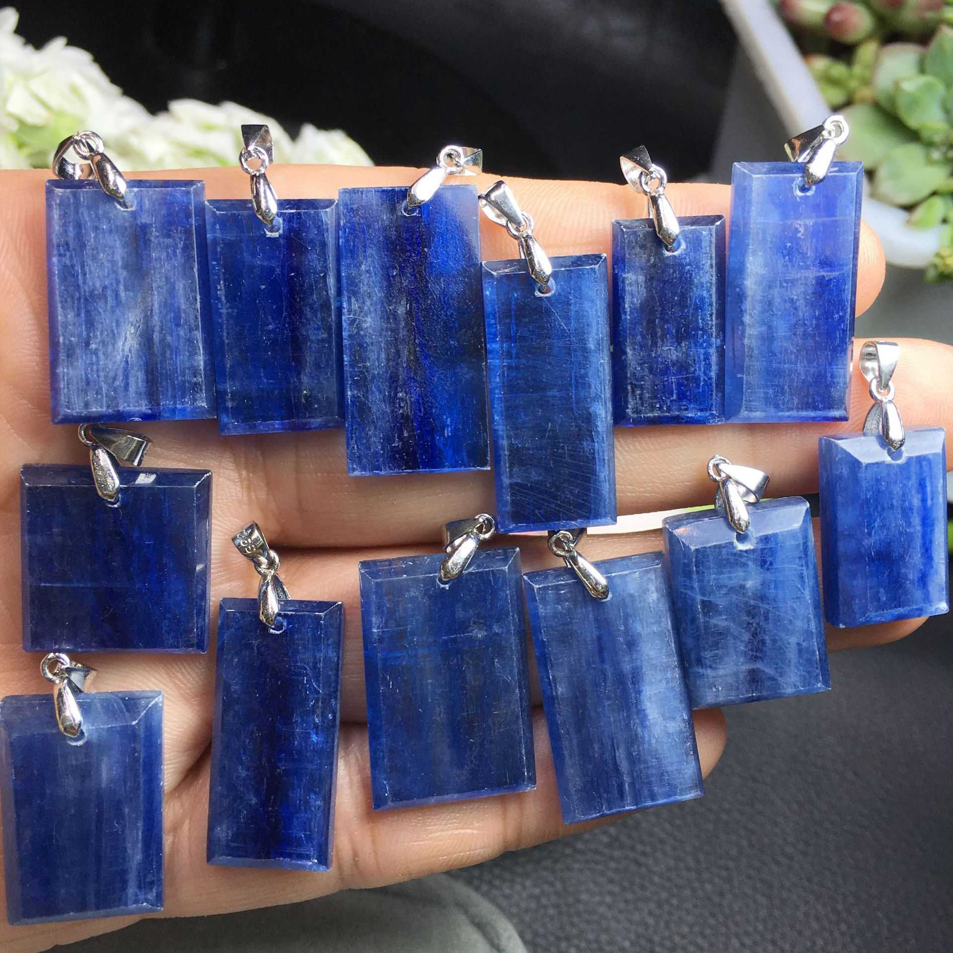 Kyanite Square-Shaped Pendant