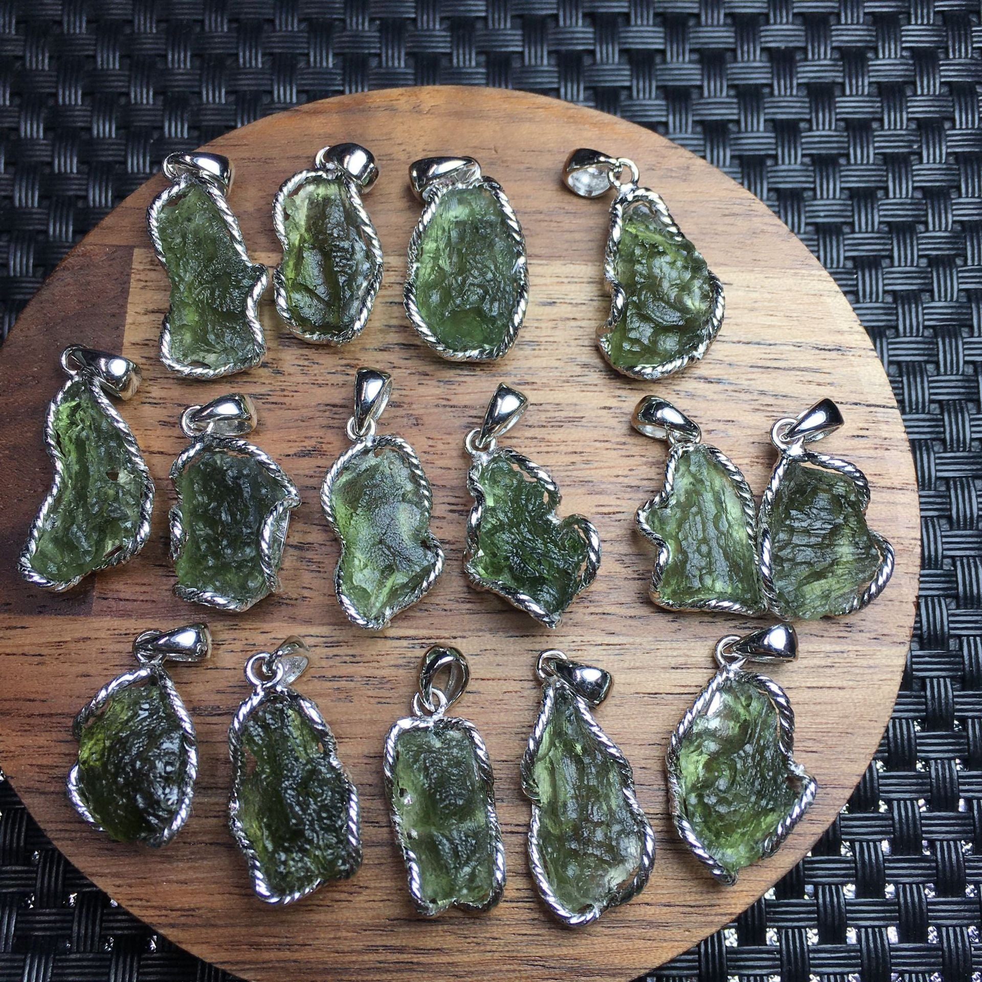 Moldavite Gemstone Pendant