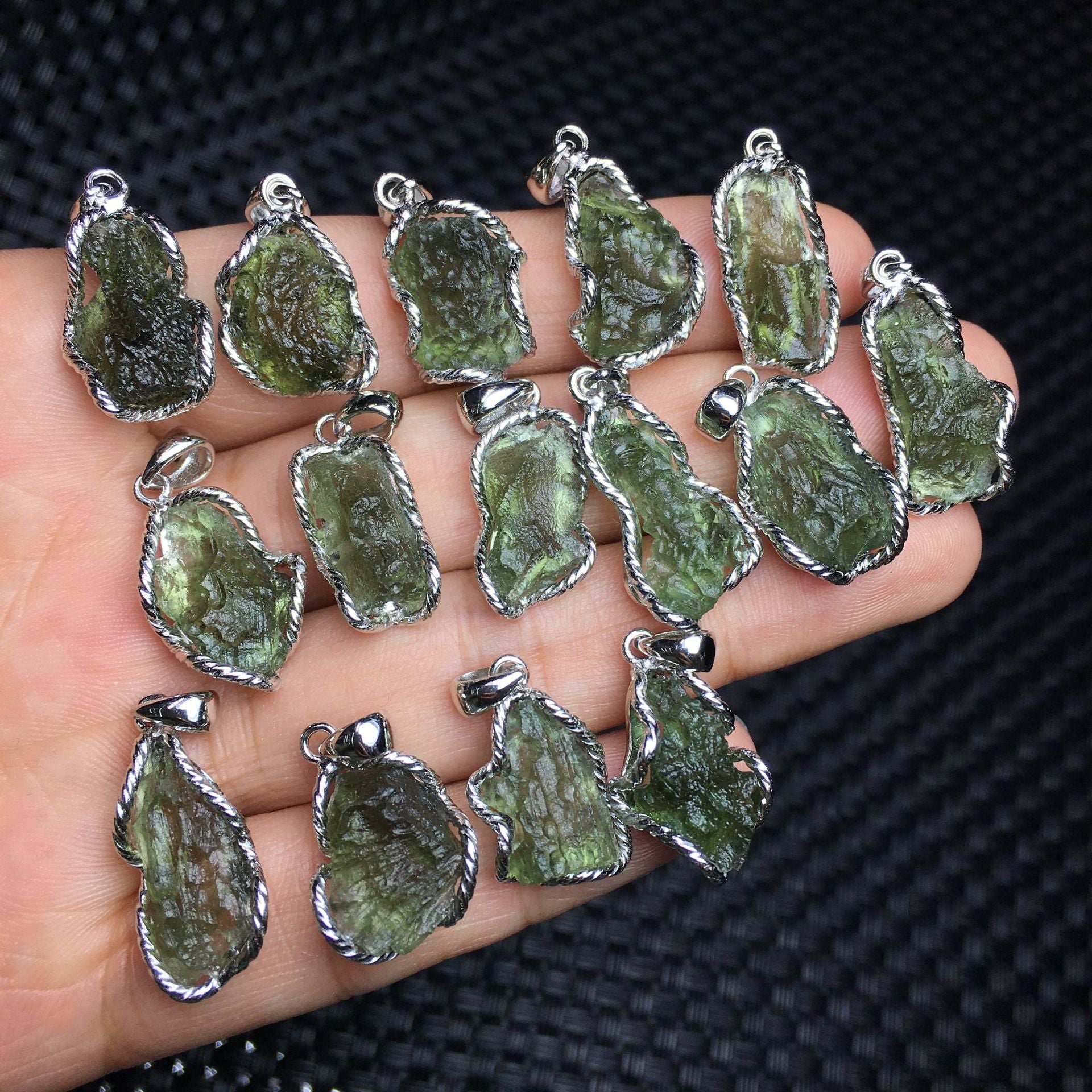 Moldavite Gemstone Pendant