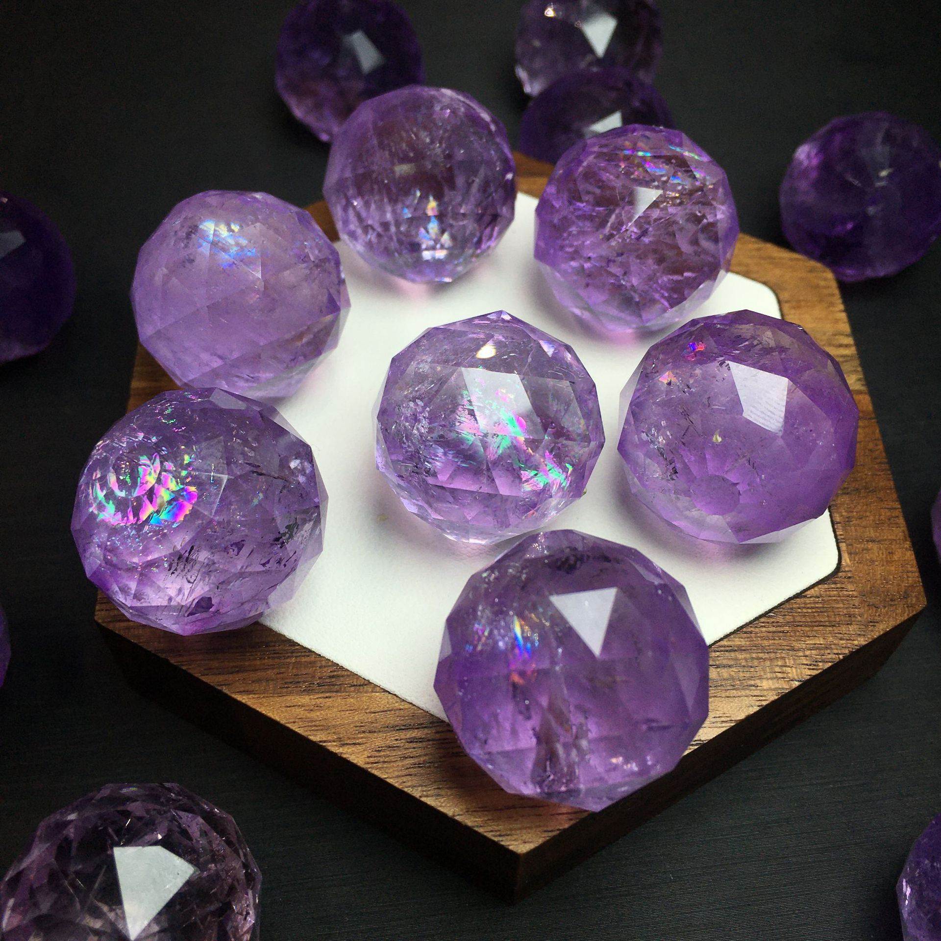 Natural Amethyst ball 23mm