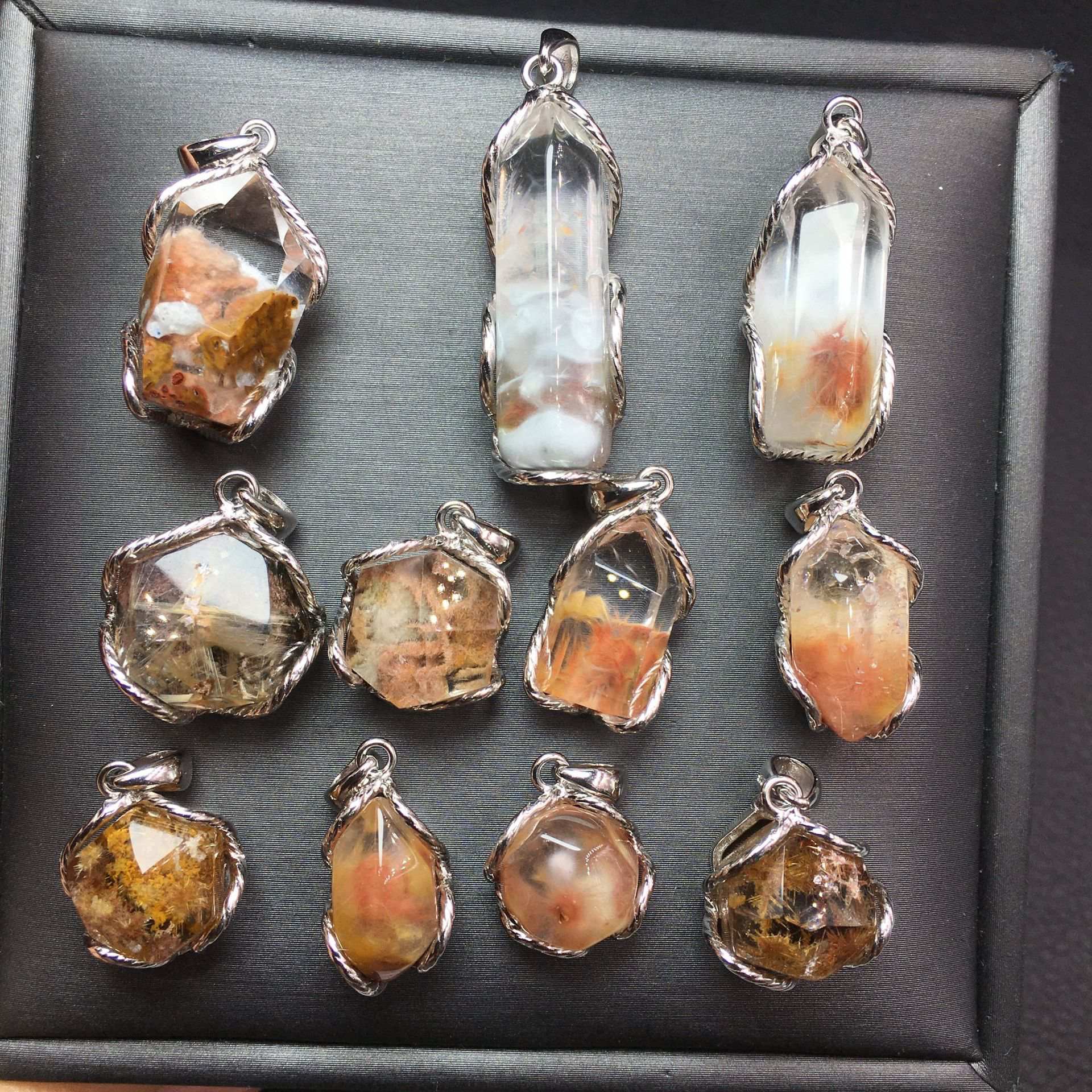 Irregular Rutilated Quartz Pendant