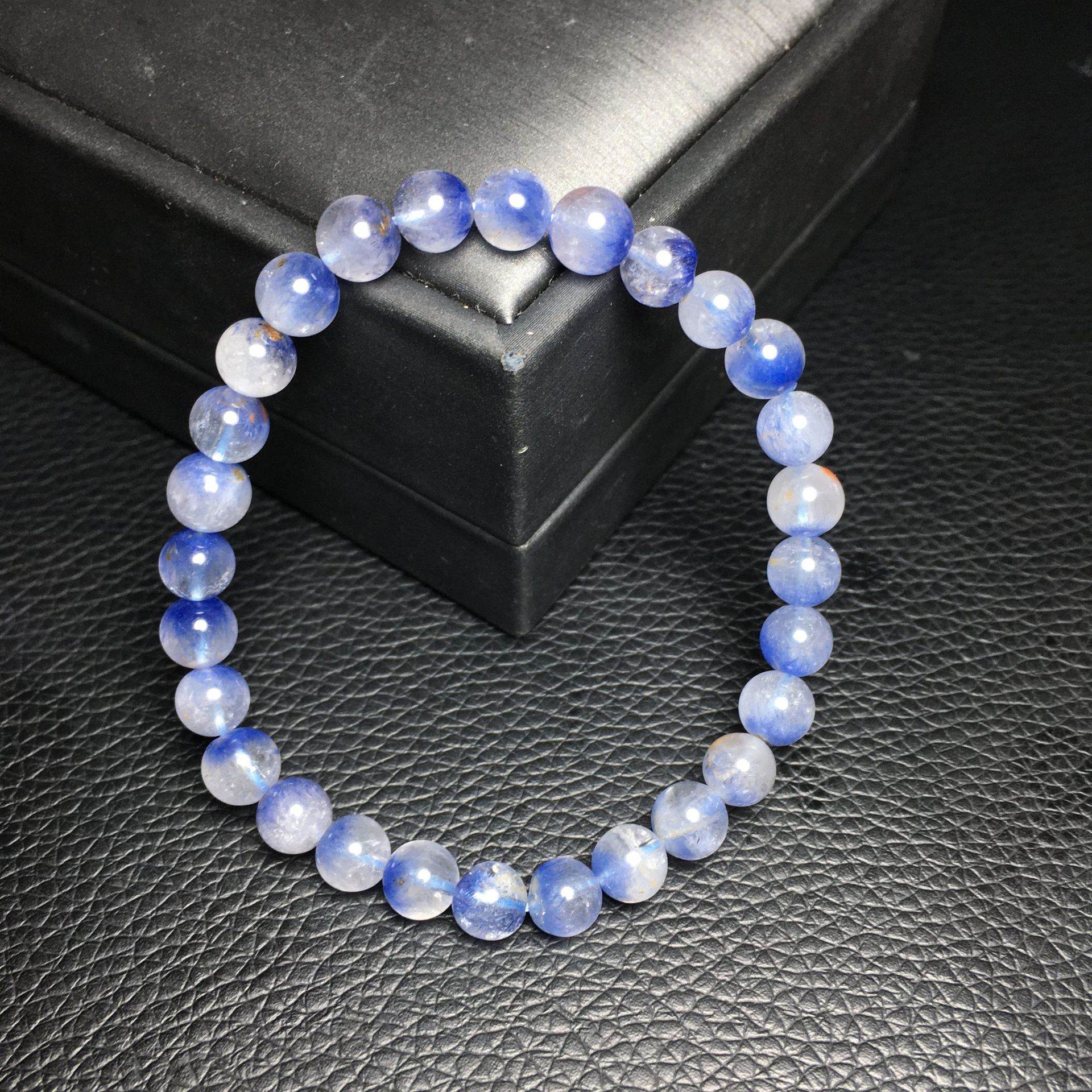 Natural Dumortierite Bracelet 6.9mm