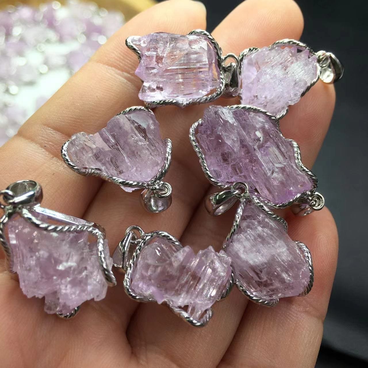 Natural Amethyst Gemstone Pendant