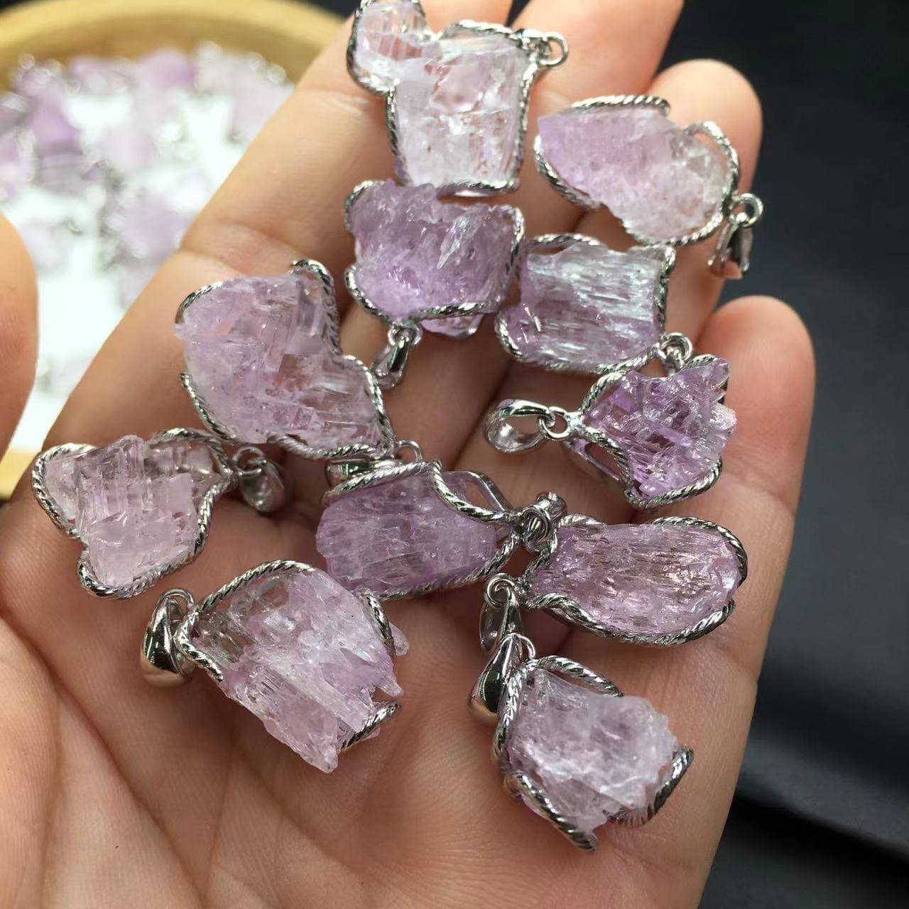 Natural Amethyst Gemstone Pendant