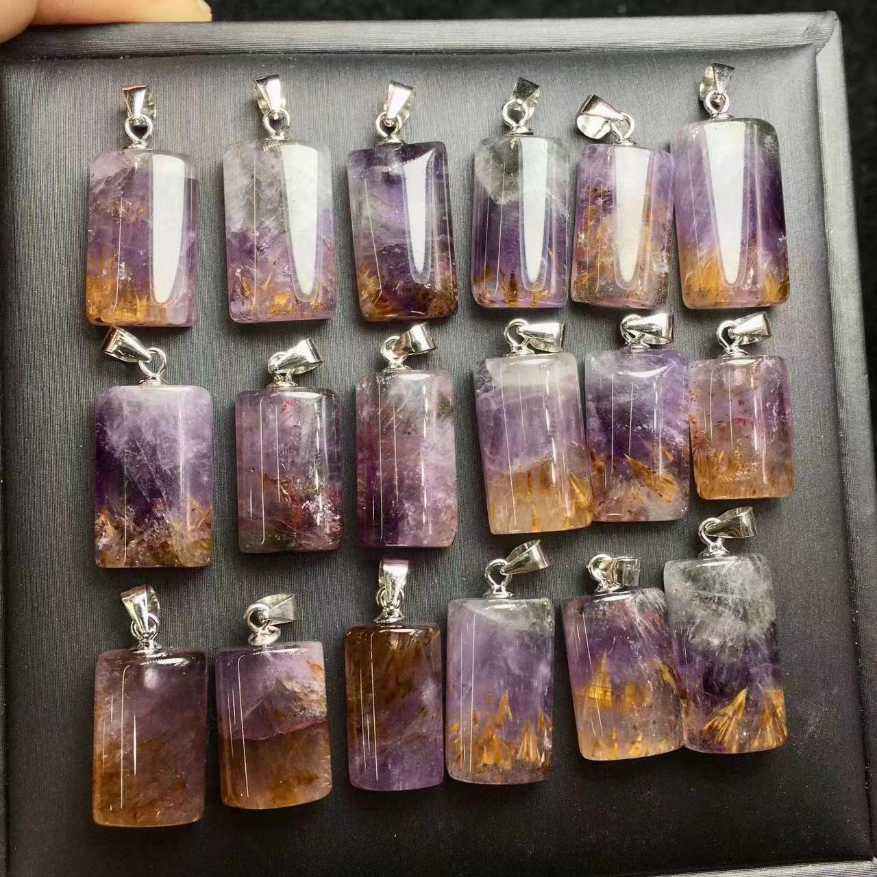 Natural crystal Auralite-23 Crystal Pendant